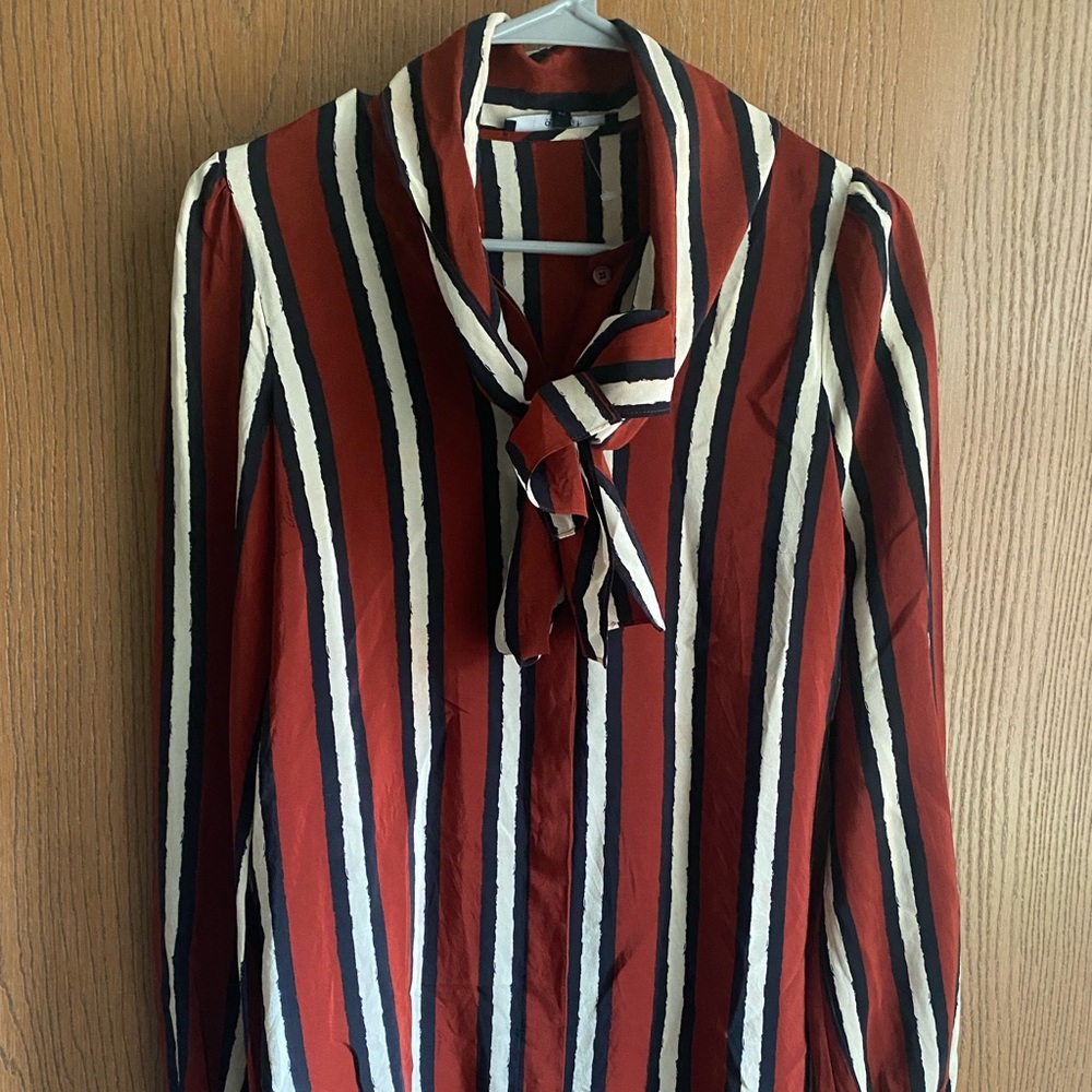 Silk Gucci Blouse with Neck Ties